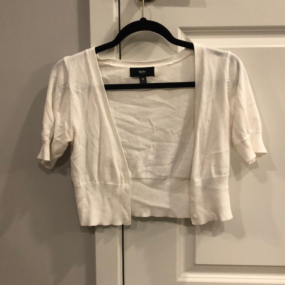 Short sleeve cardigan